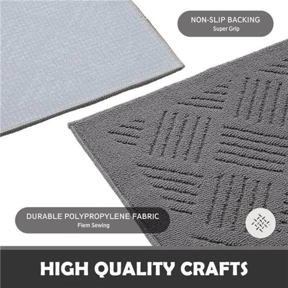 Door Mat Indoor Doormat,Front Back Door Mats Non Slip Entrance Rugs Rubber Back